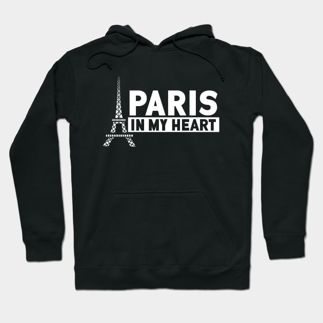 I Love Paris Hoodie by Korry